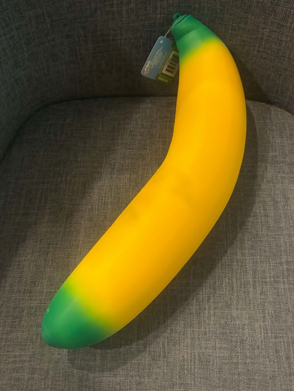 Sunny Days Squeezy Banana Shaped Fidget Toy